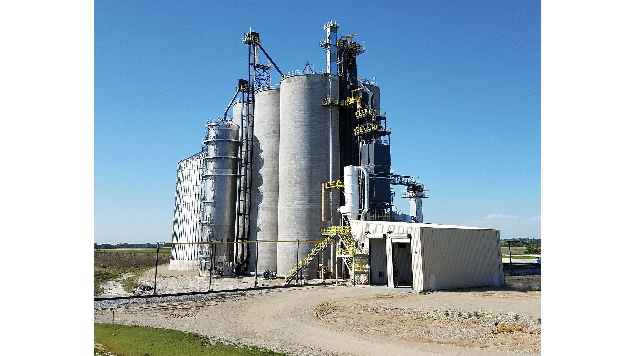Large agricultural storage facility